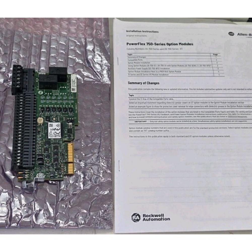 1PC Allen Bradley 20-750-2262C-2R PowerFlex 750 24V I/O Module